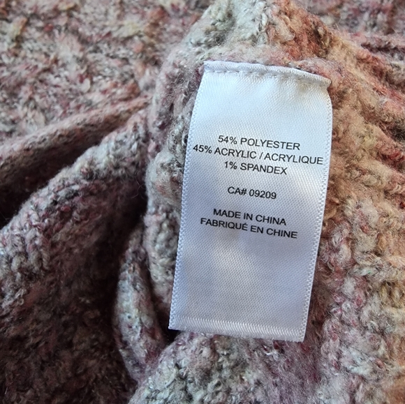 3/$40 Cleo Plum Cable Knit Sweater - Picture 9 of 9